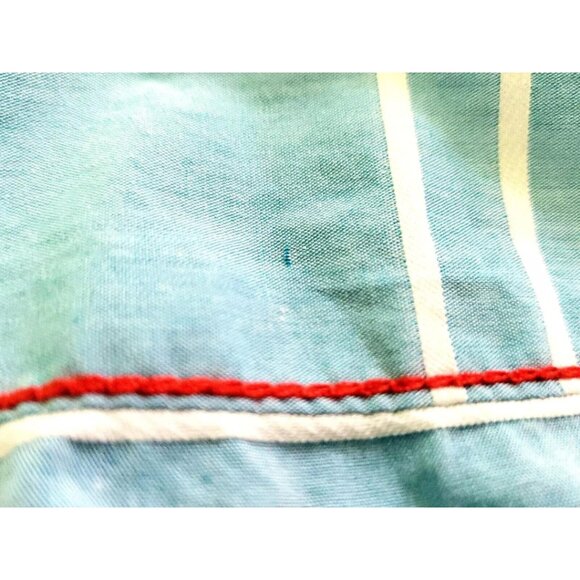 Fredd Marshall Shirt Mens Long Sleeve Button Down Blue & White Striped Shirt XL - Picture 13 of 16